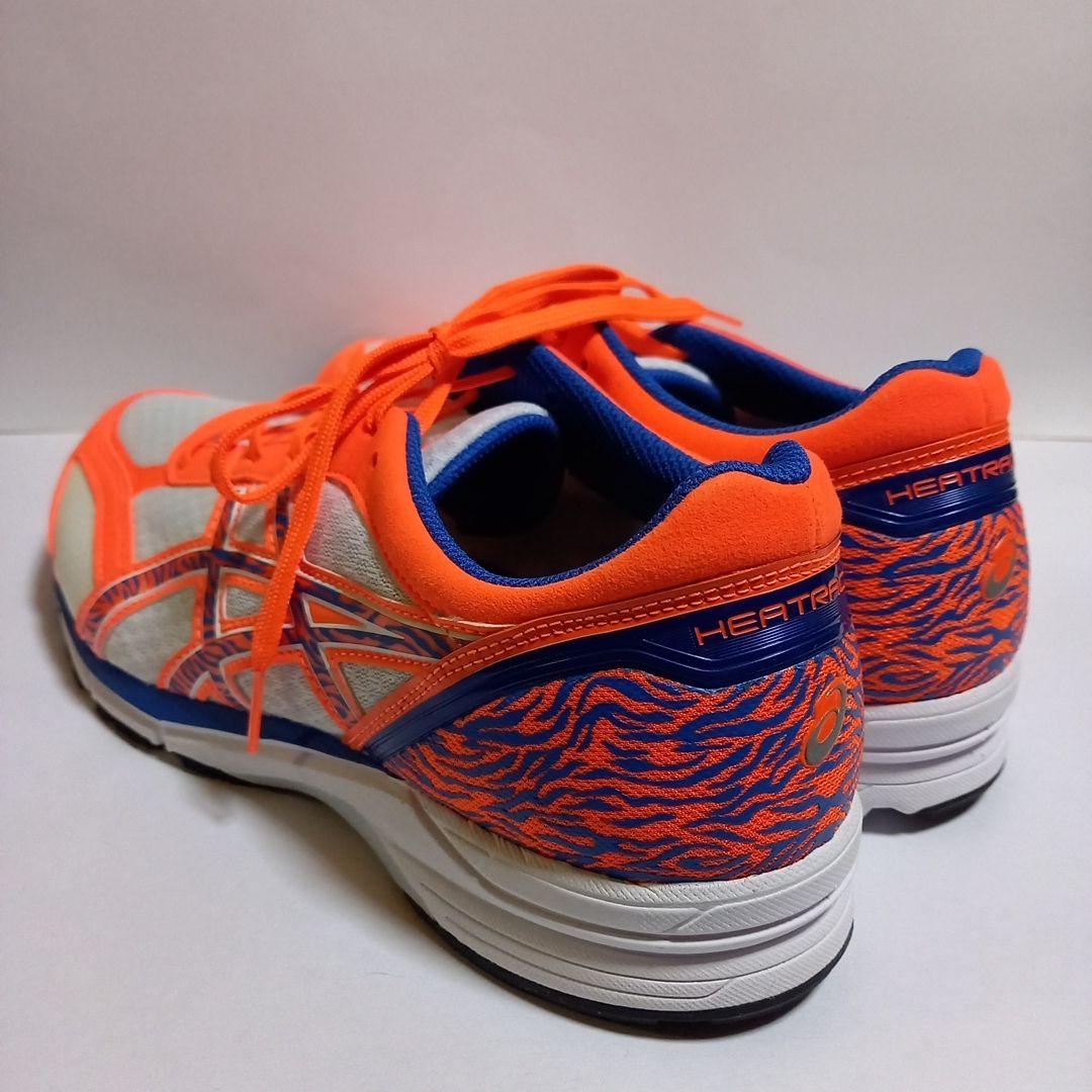 (未使用品) アシックス ヒートレーサー オレンジ 27cm