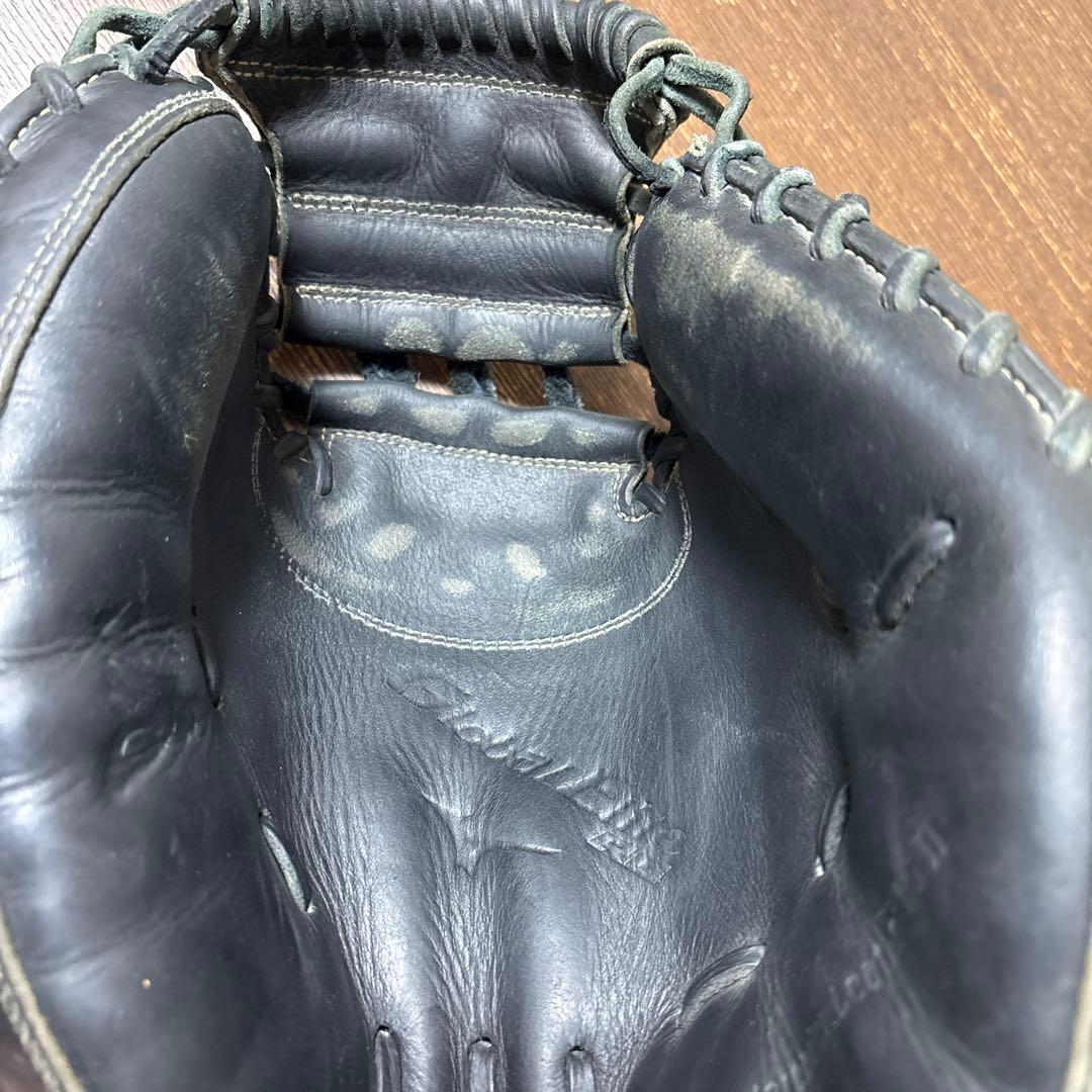 ミズノ　少年軟式　キャッチャーミット　黒