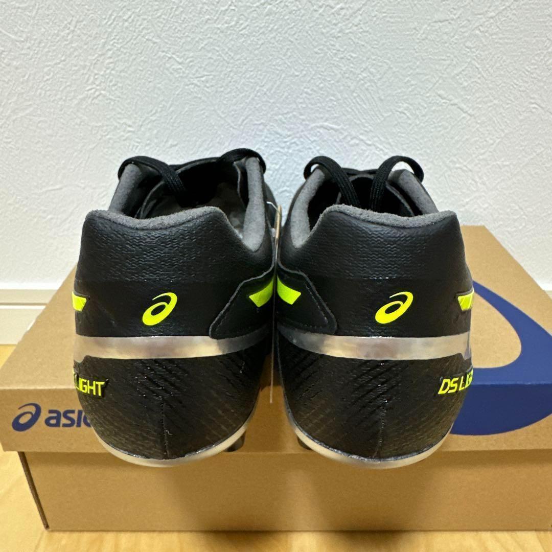 新品　asics DS LIGHT WIDE サッカー　スパイク　黒　27.5