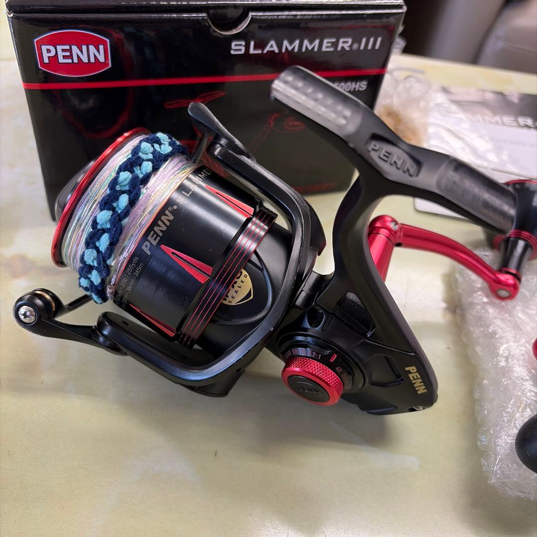 本日限定価格 PENN SLAMMER III 6500HS スピニングリール