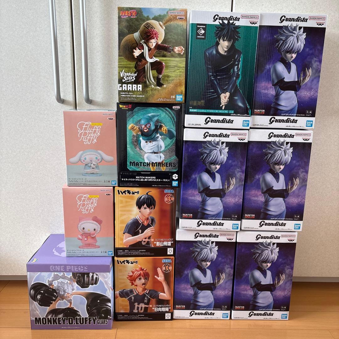 最新プライズフィギュアまとめ売り　ワンピース、ハンターハンター、ナルト等