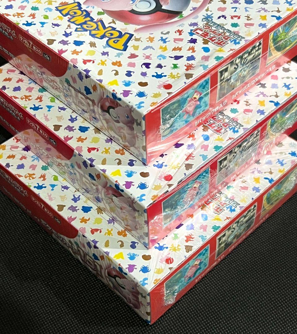 ポケモンカード 151 BOX シュリンク付き 未開封 3BOXセット