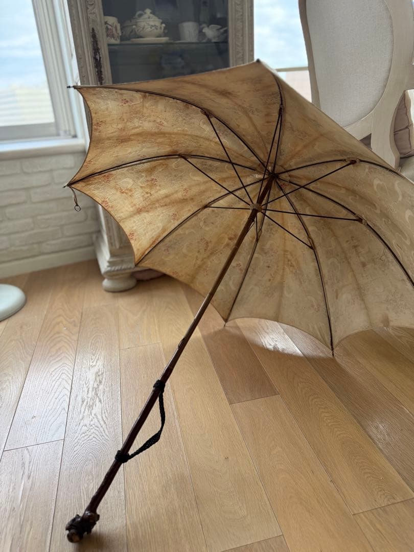 フランスアンティークヴィンテージ花柄日傘