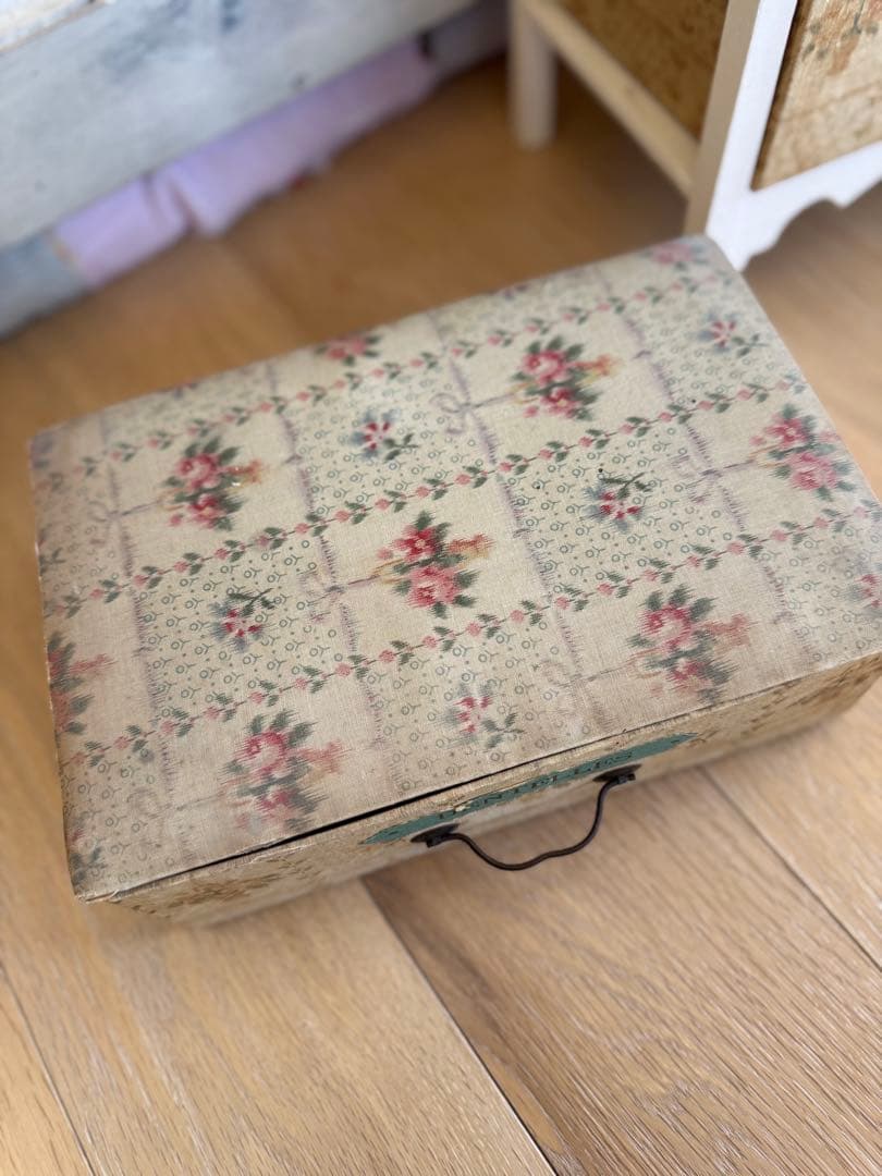 フランスアンティークレア木枠付きドゥロワー抽斗画像追加しました