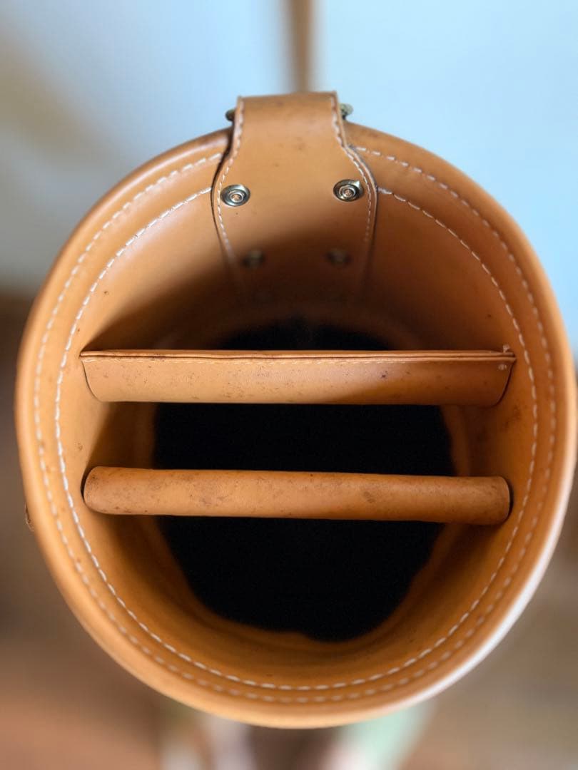 トラサルディ合成皮革 キャディバッグ