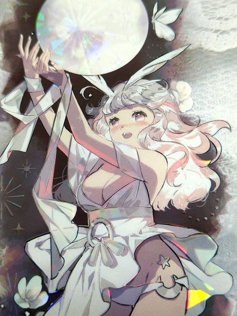 J740＃辉夜姬 (贝壳光)喵啪叽切り売り海外人物マステ女の子