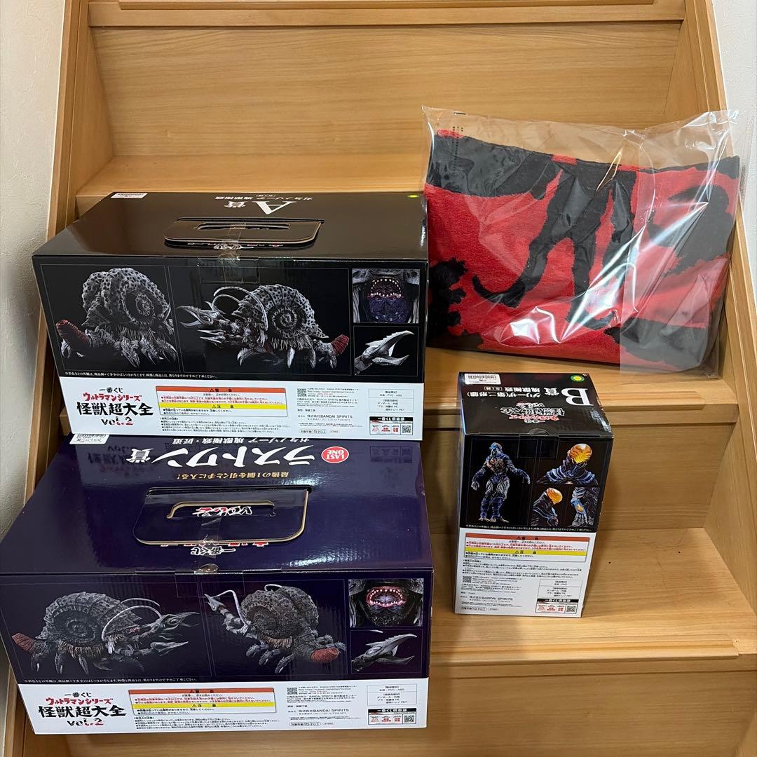 ウルトラマンシリーズ 怪獣超大全vol.2 A賞 B賞 C賞 ラストワン賞全4種