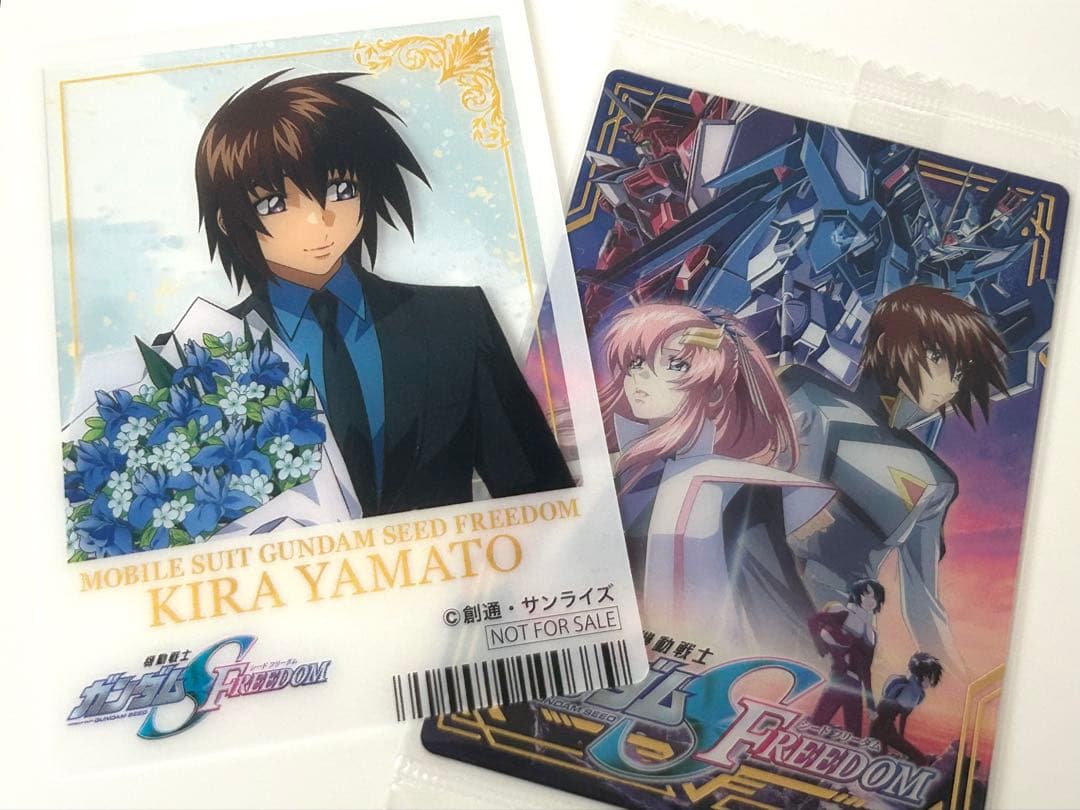新品未開封 ガンダムシネマラリー　アクリルパネル　ガンダムSEED➀ +おまけ
