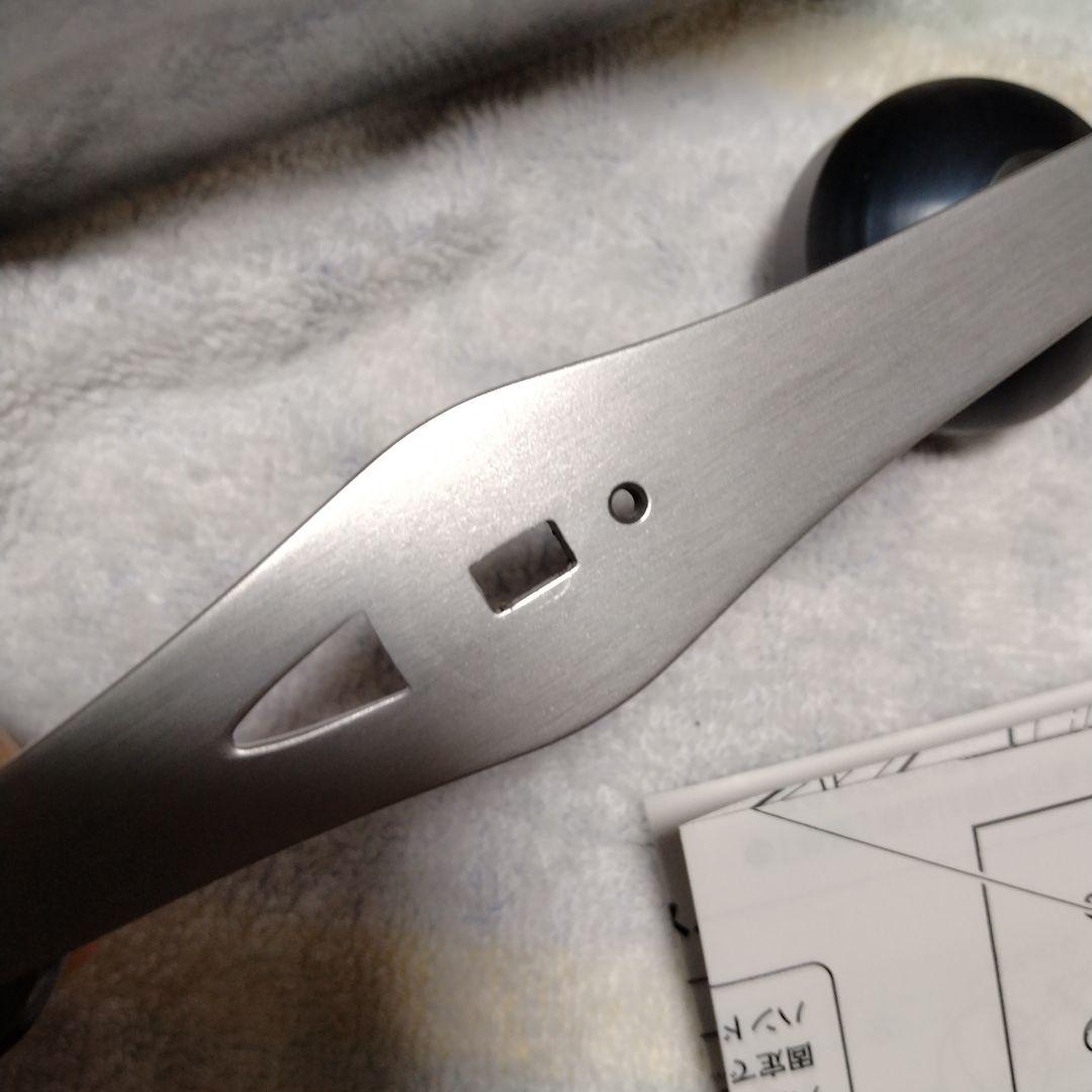 夢屋　パワーバランスハンドル　シマノ　65mm ALブラック