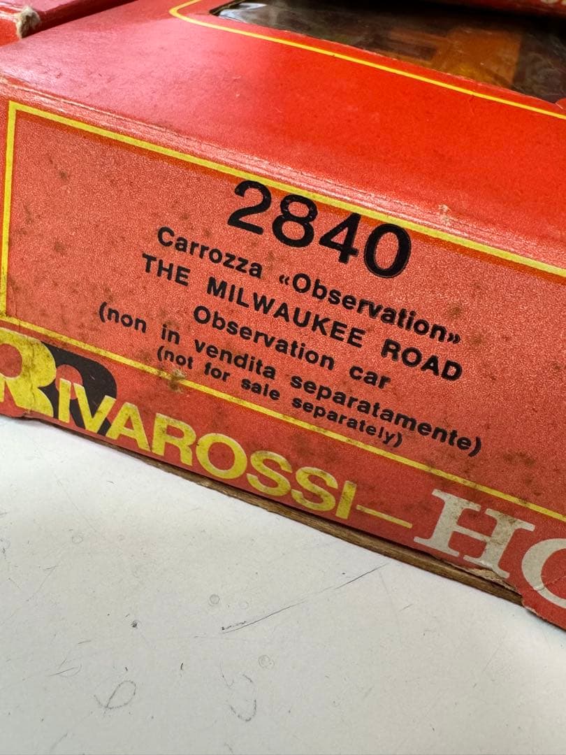 リバロッシ HOゲージ　ミルウォーキー鉄道 SL客車セット rivarossi