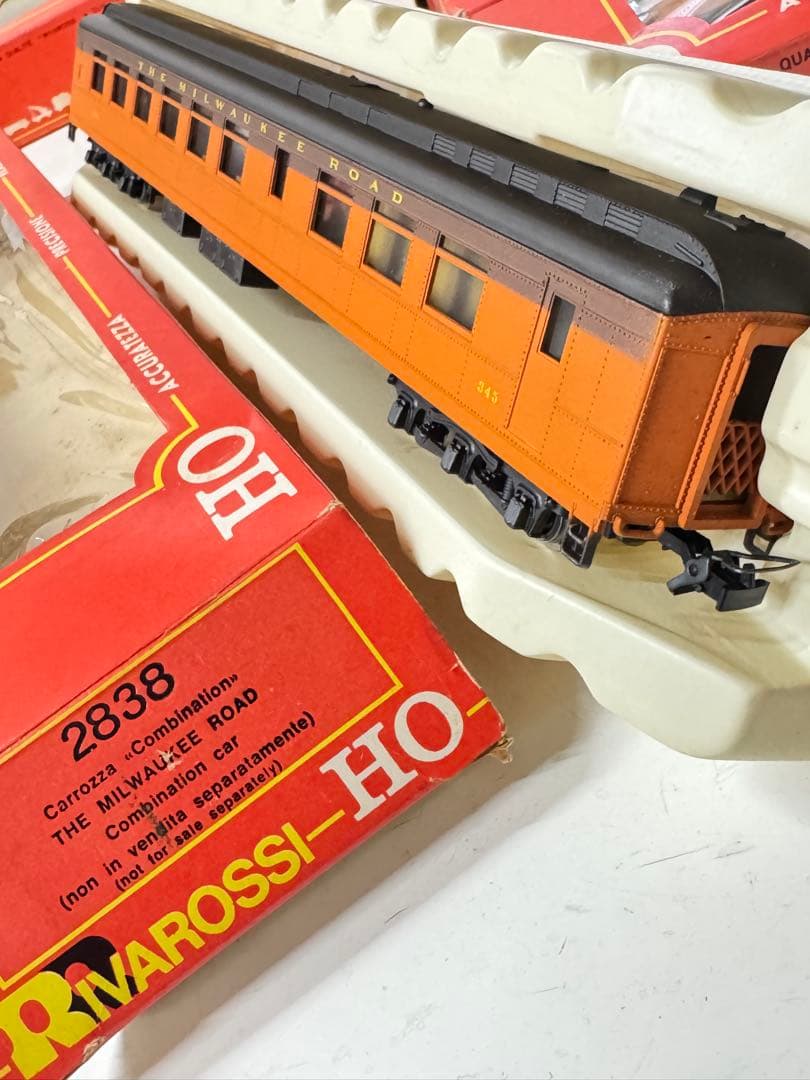 リバロッシ HOゲージ　ミルウォーキー鉄道 SL客車セット rivarossi