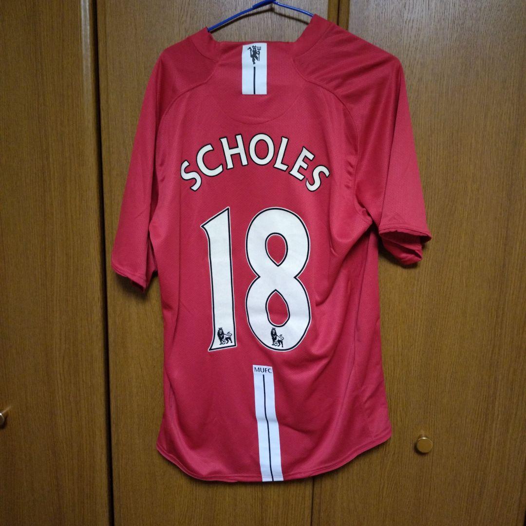 マンU マンチェスター ユナイテッド 公式 ユニフォーム 18 スコールズ