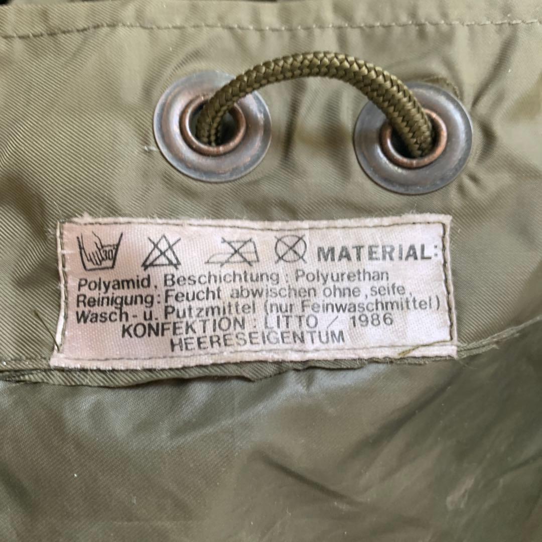 オーストリア軍パップテント　ポリアミド製　使用感あり