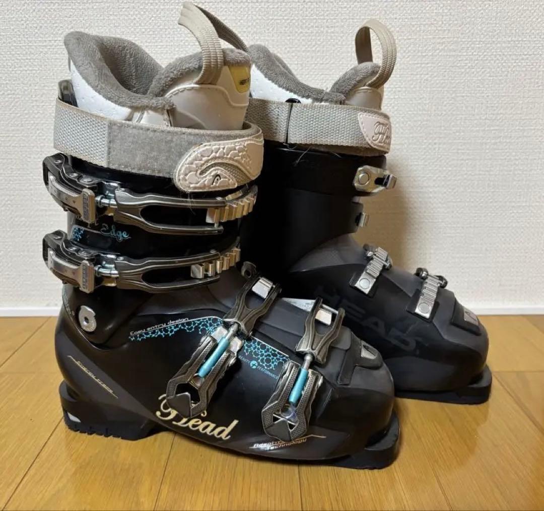 Head adapt edge 90/スキー ブーツ 女性用 グレー24㎝