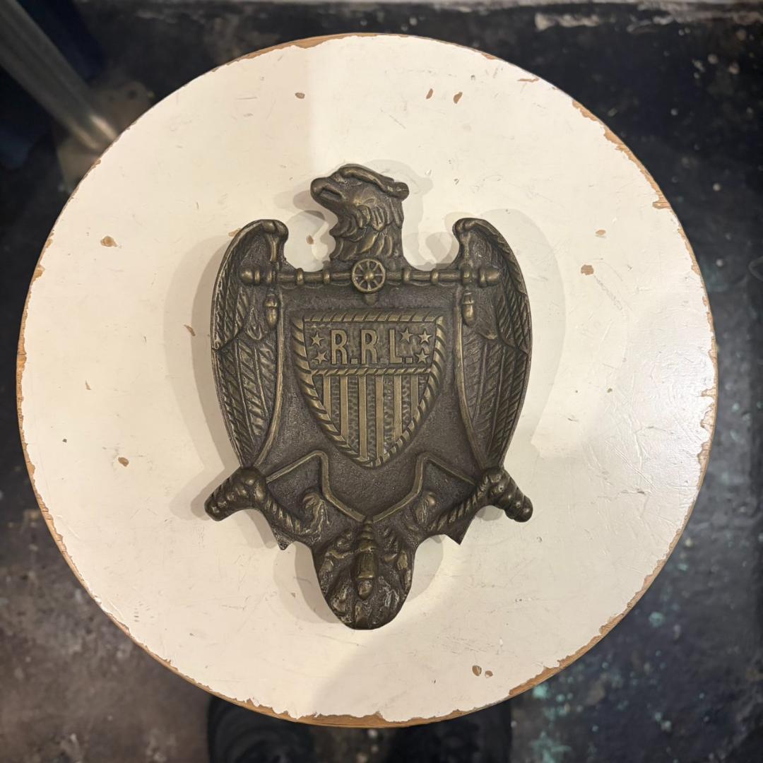 アンティーク雑貨 RRL eagle steel key pate