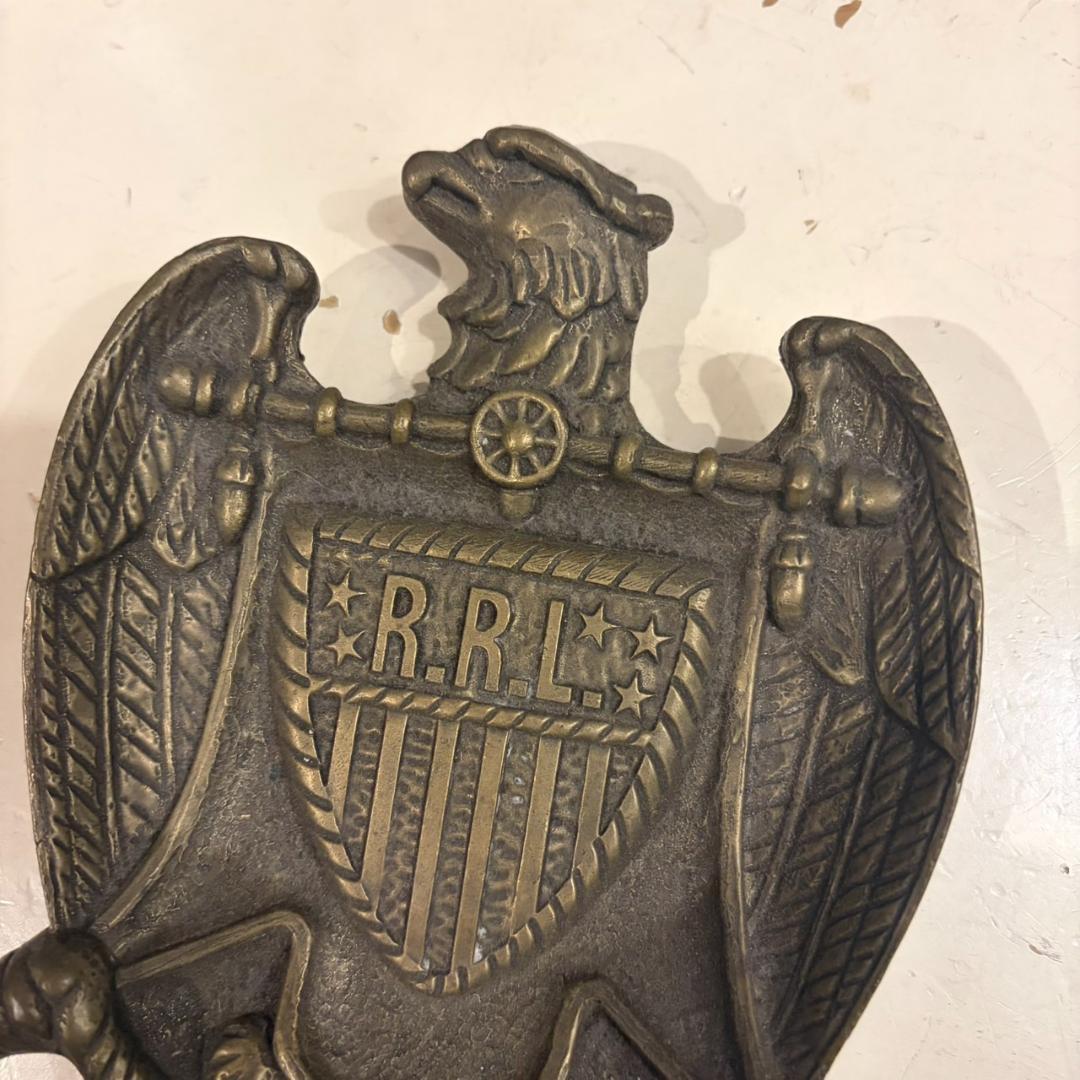アンティーク雑貨 RRL eagle steel key pate