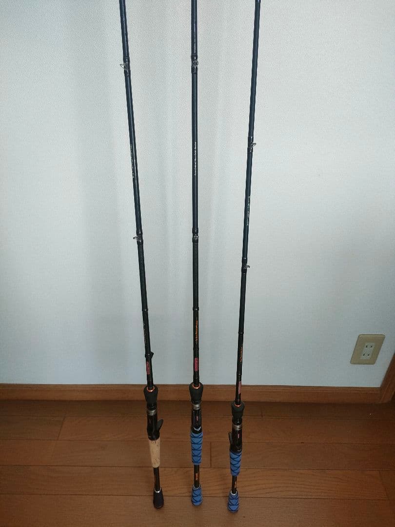 ジャクソン　トリックスター　３本　ロッドセット ルアーロッド バス