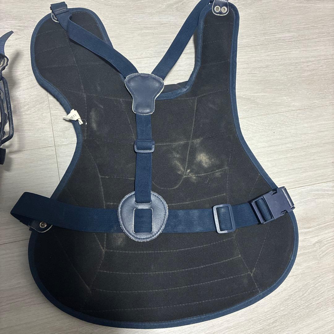 Mizuno JSB8 キャッチャー用防具 ネイビー