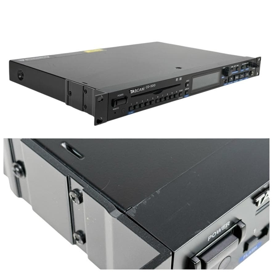 ◆優良美品◆TASCAM CDプレーヤー 業務用1U CD-500