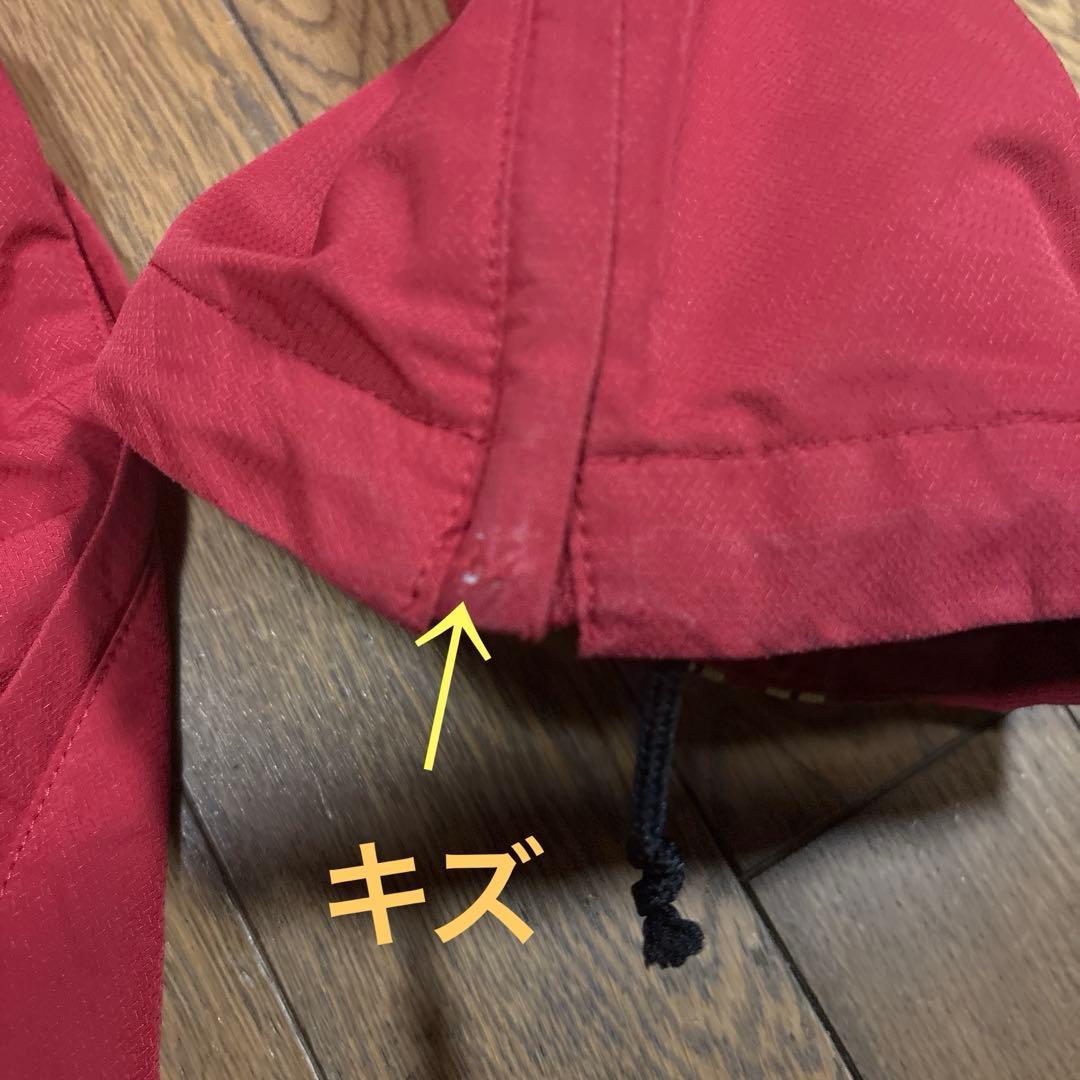 アディダスプロフェッショナルS／防寒ジャージ上下／赤