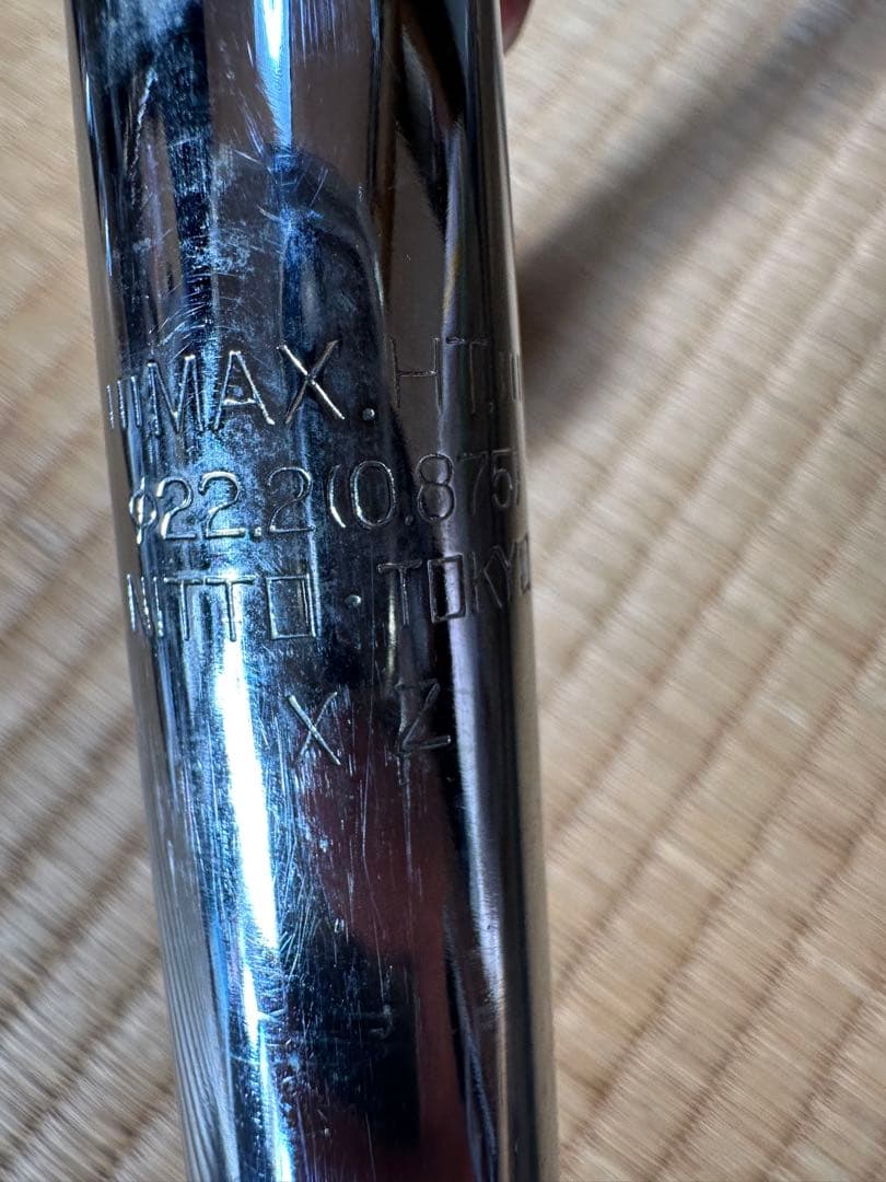 競輪　NJS NITTOステム　58° 120mm クロモリ