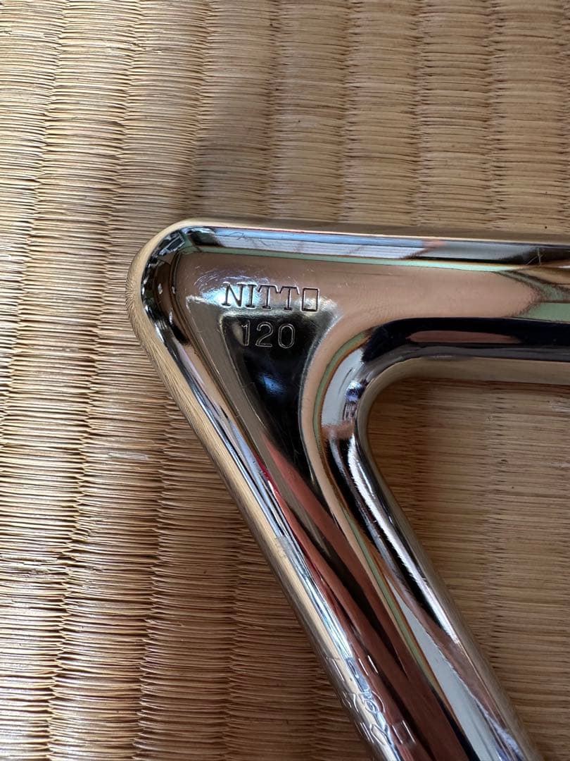 競輪　NJS NITTOステム　58° 120mm クロモリ