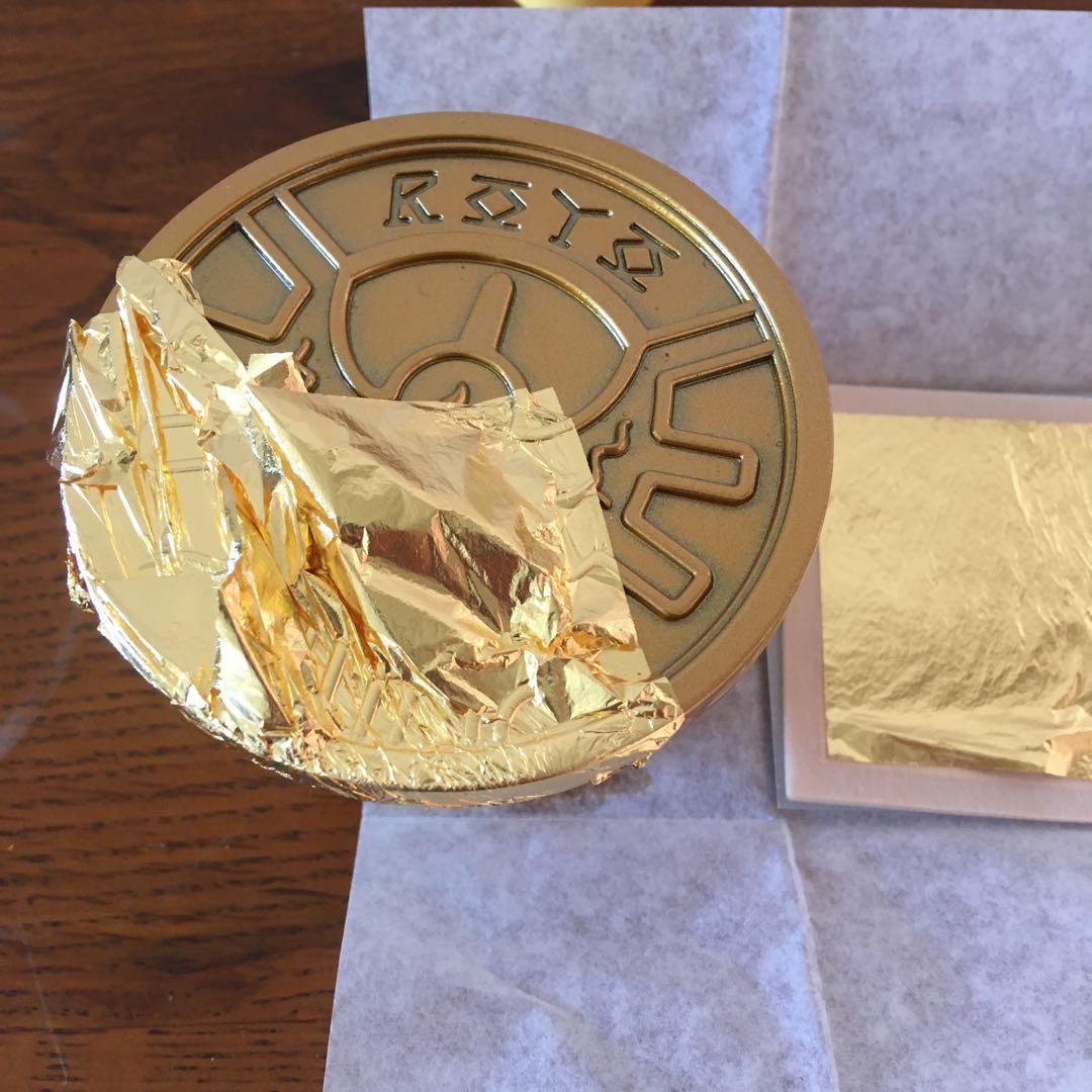 特製　24金　純金箔貼り仕上げ　1/1スケール　ロトのしるし&ちいさなメダル