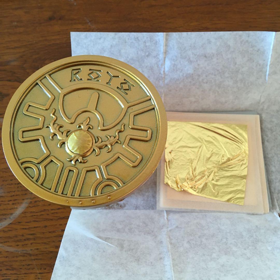 特製　24金　純金箔貼り仕上げ　1/1スケール　ロトのしるし&ちいさなメダル
