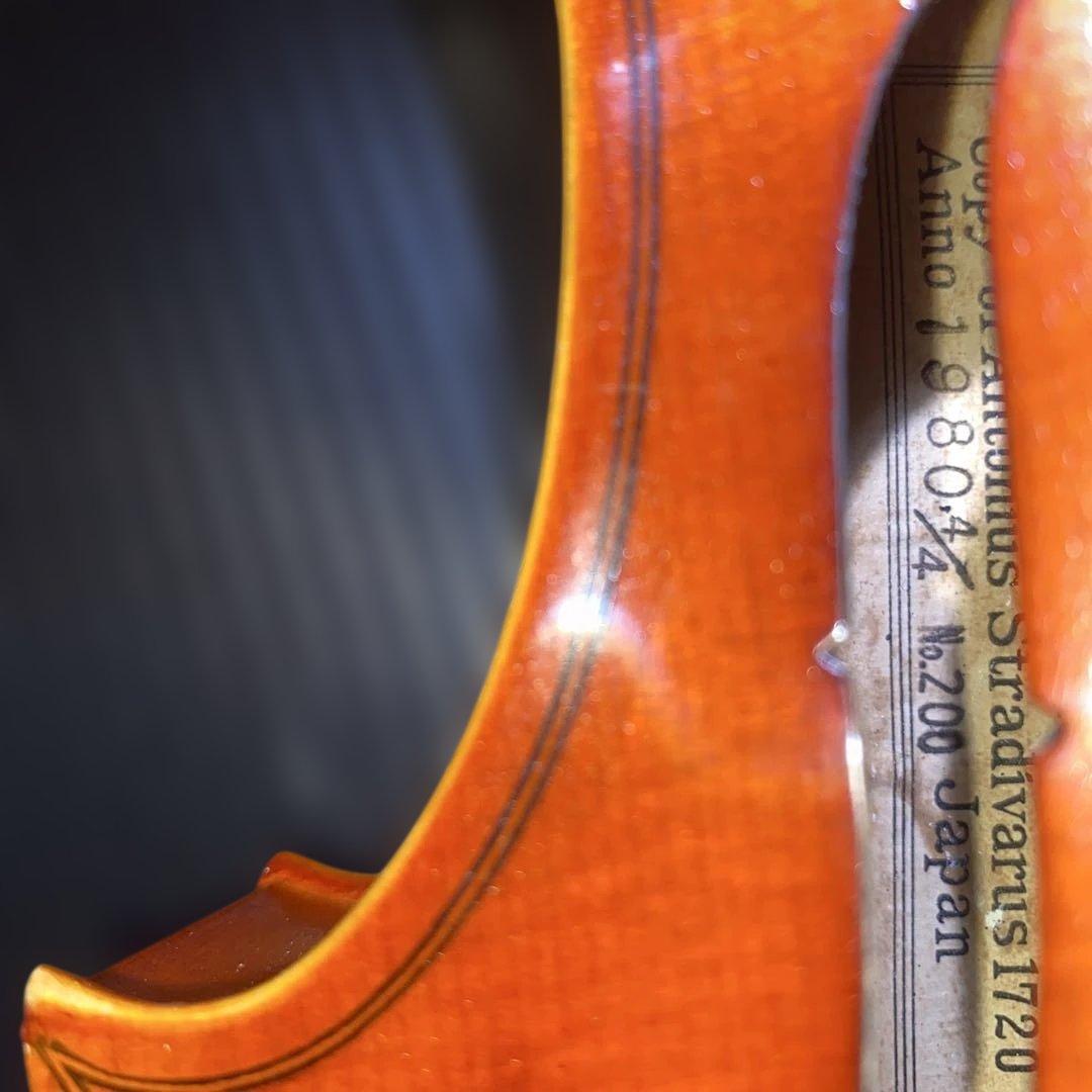 木曽鈴木 バイオリン No.200 4/4 1720 ストラディバリウス モデル