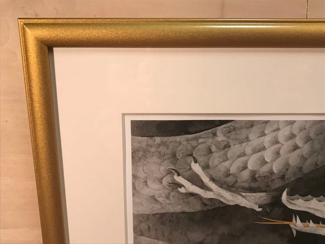 上村淳之　「辰」　リトグラフ　直筆サイン・落款・エディション・作品証明シール有り