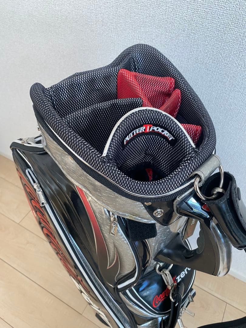 【希少】ゴルフ キャディーバッグ メンズ コカコーラゼロ CocaCola