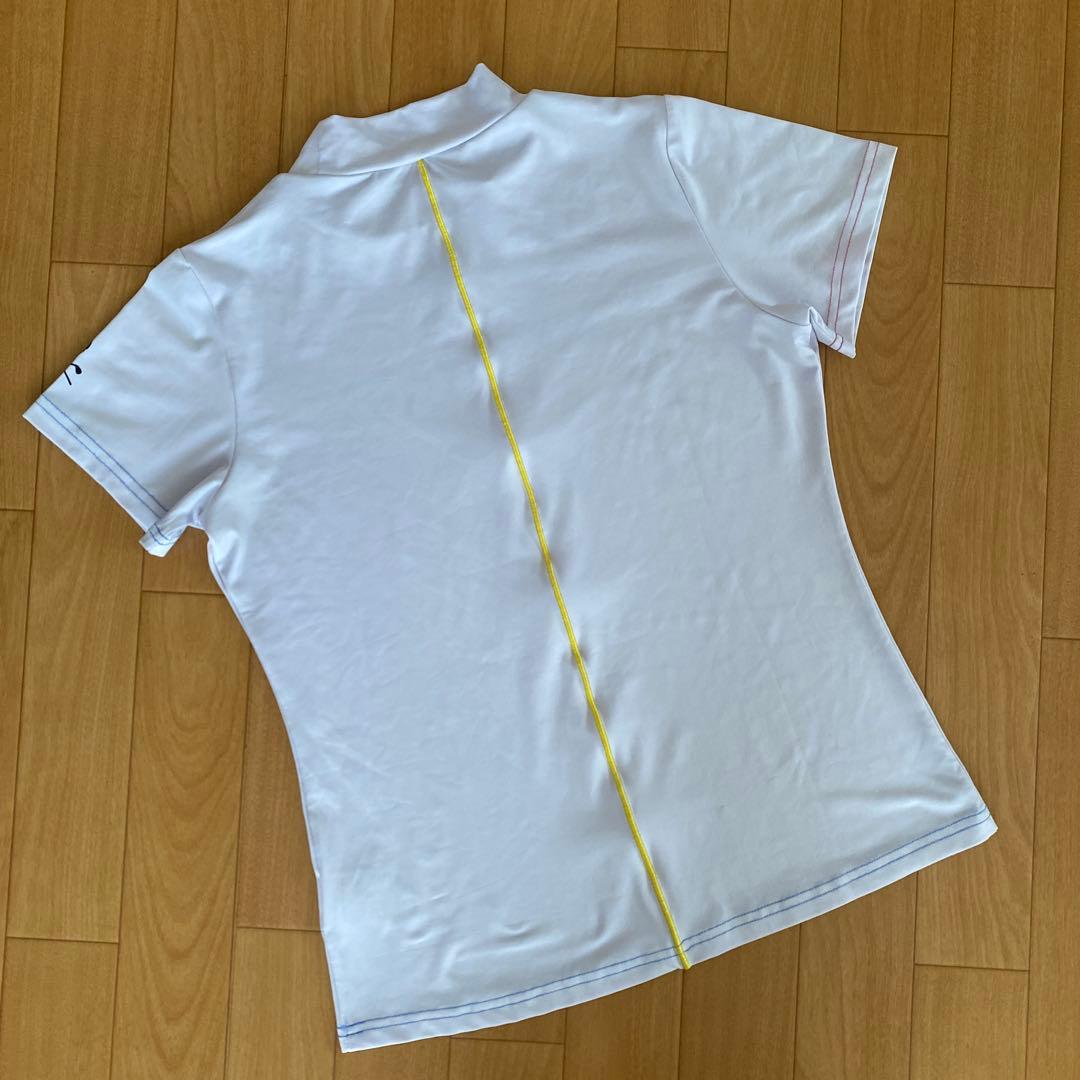 MARK&LONA モックネック　半袖シャツ　マークアンドロナ　レディース