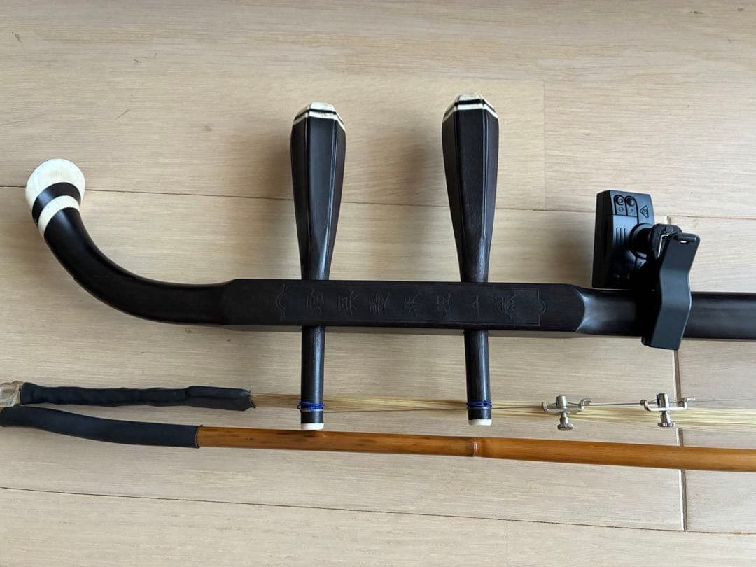 二胡　蛇皮製　ケース付き