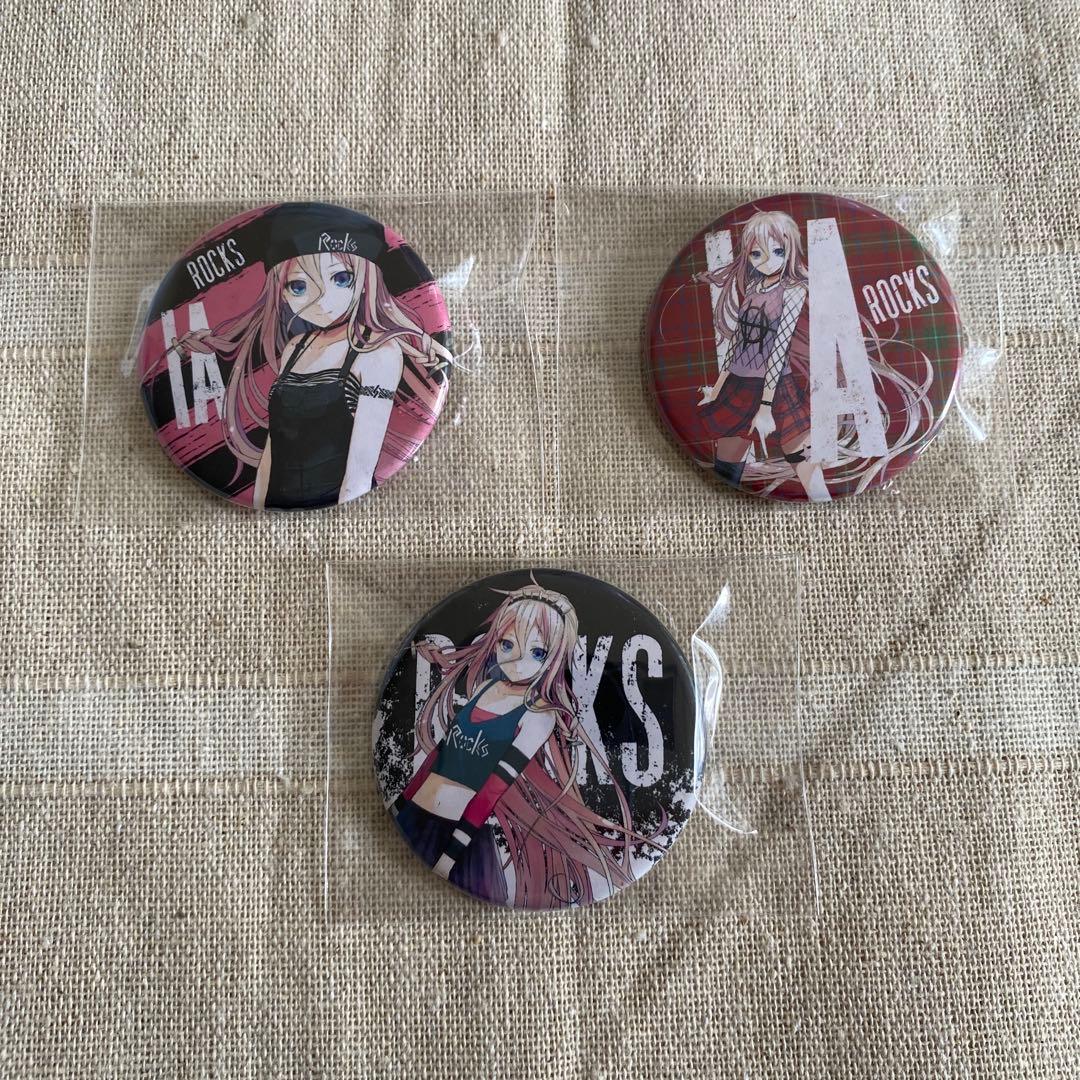 匿名配送 レア VOCALOID IA ONE 特典 非売品 ミニ缶バッジ 8点