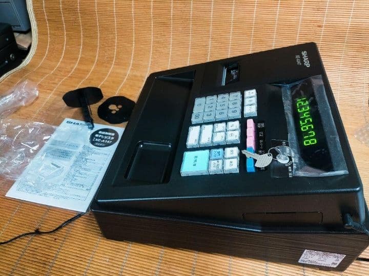 シャープレジスター　XE-A147　PC連携売上管理フル設定無料　921100