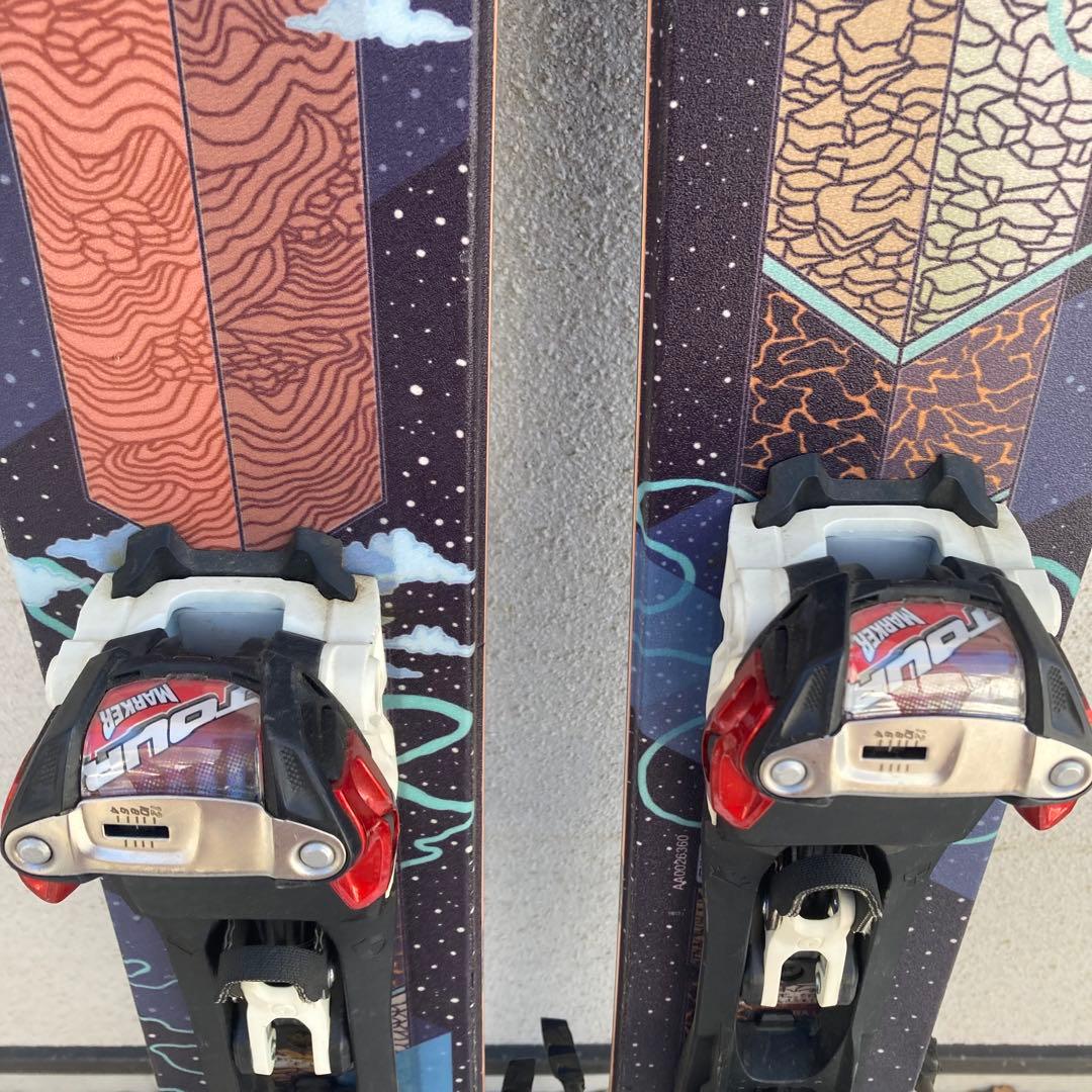 ARMADA ￼VJJ スキー板　165cm ツアービンディング　シール付き