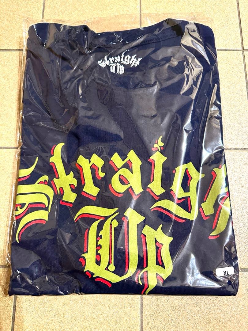 StraighUp Tシャツ モンパチフェス沖縄限定ネイビー　サイズXL