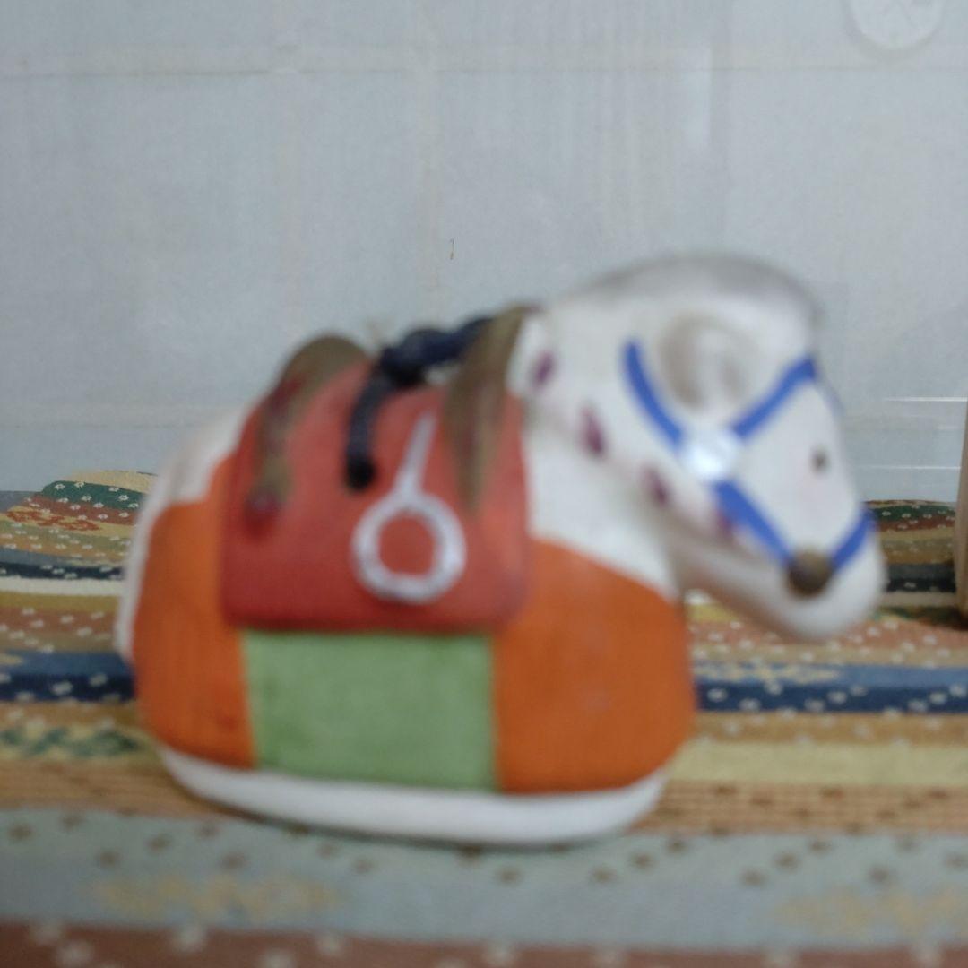 60年くらい前の福馬の土鈴　木箱付き「さくら屋」