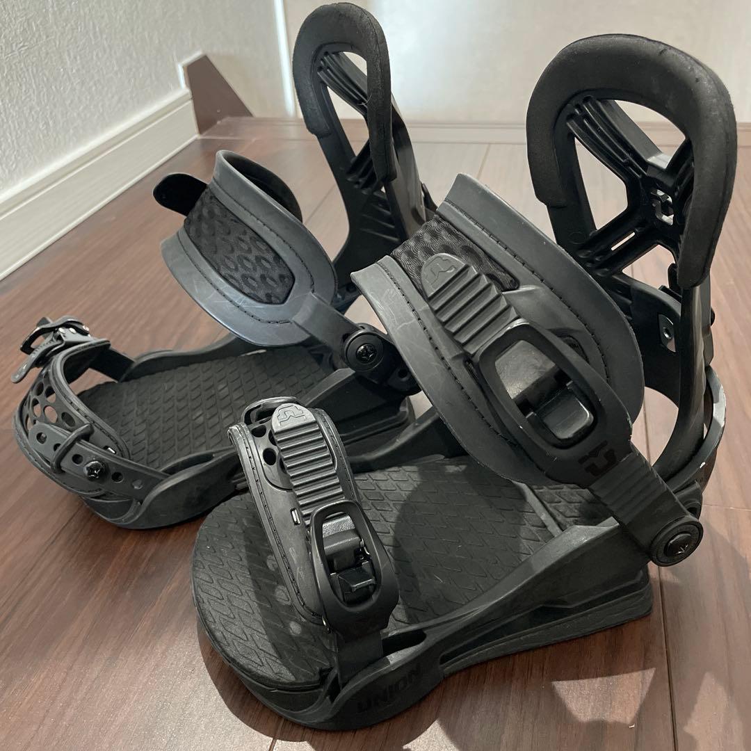 Union スノーボードビンディング ブラック　キッズ　ユニオン