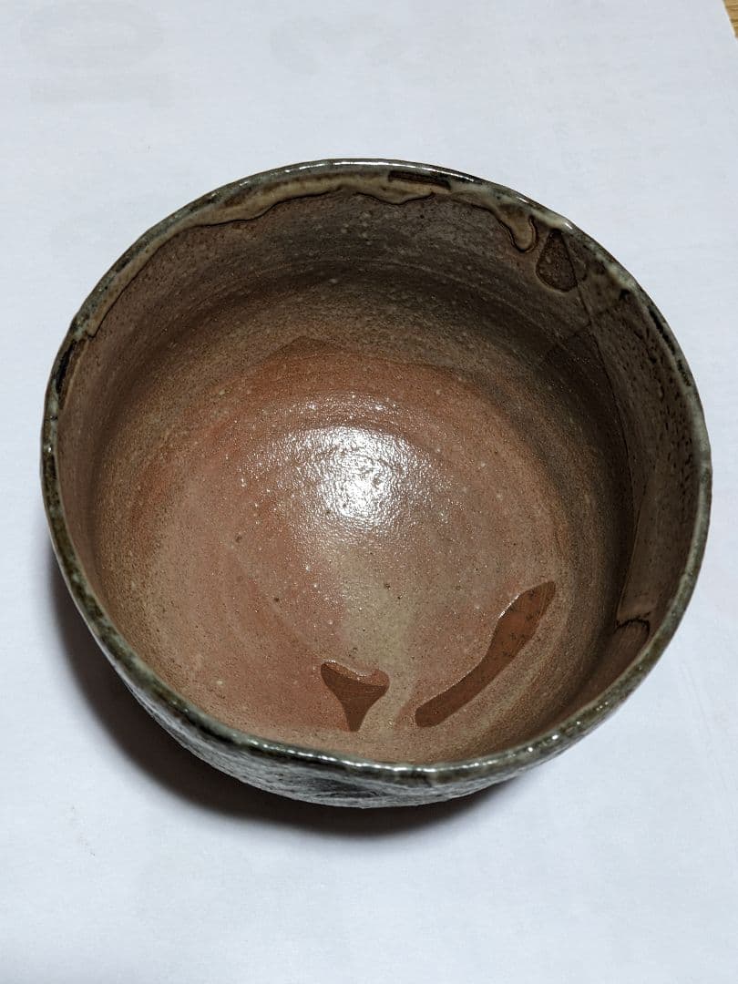 ♦絵唐津 割高台 抹茶盌 茶道具 唐津焼 コレクション 骨董品 アンティーク