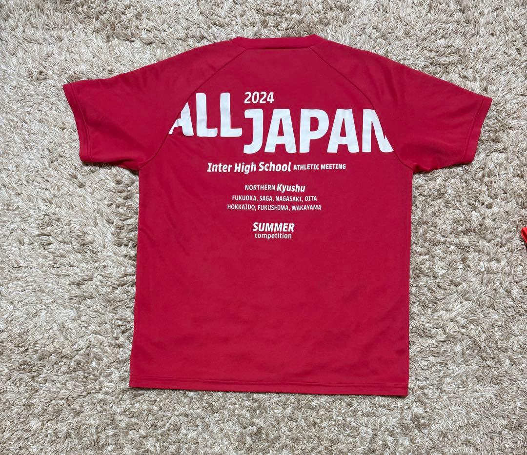 陸上記念Tシャツ 2024 福岡インターハイ ピンク・オレンジ 2枚　Mサイズ