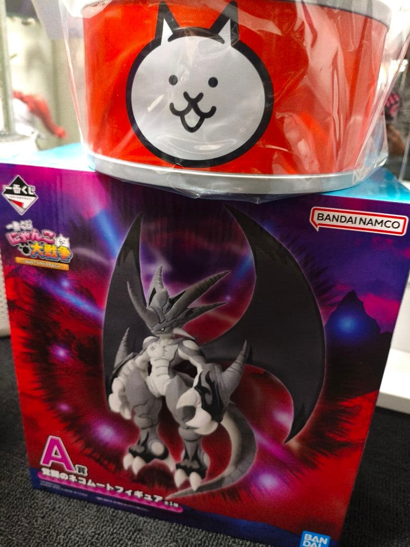 にゃんこ大戦争　一番くじ　A賞　ネコムートフィギュア　D賞　ネコカン　セット