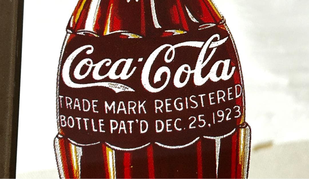 希少 CocaCola コカコーラ スペイン語 ヴィンテージ パブミラー 鏡