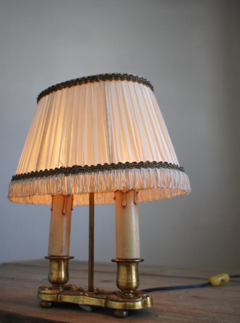 キャンドル　ランプ　 ブロカント　シャンデリア　フランス　アンティーク