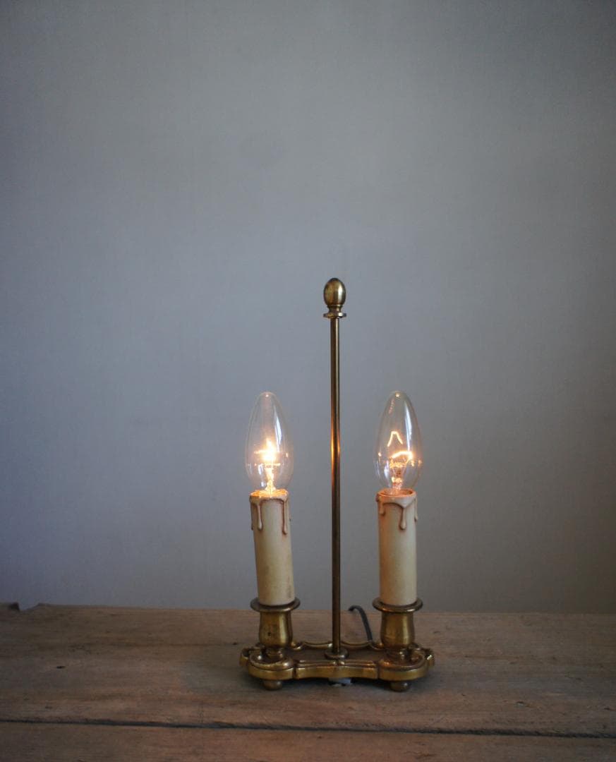 キャンドル　ランプ　 ブロカント　シャンデリア　フランス　アンティーク