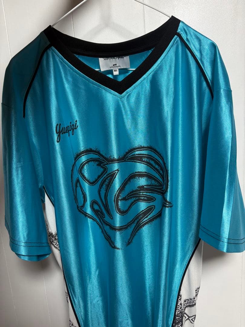 XG × YUEQI QI Football Oversized Tee