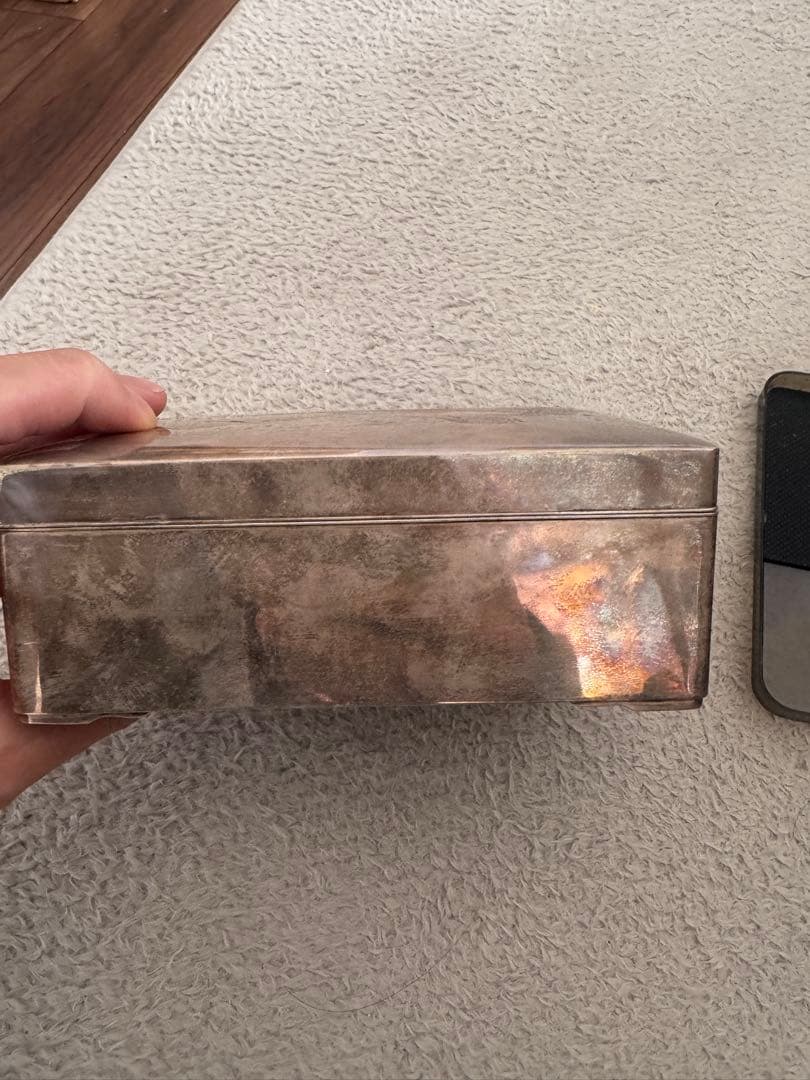 金工 シルバー 箱 銀純銀銀杯金貴金属プラチナアクセサリー硬貨金工