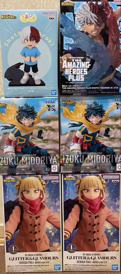 僕のヒーローアカデミアセット売り6個 チアピコ轟、トガヒミコあり。