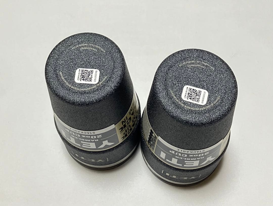 YETI ランブラー 20oz スタッカブルカップ ブラックストーン 2個セット