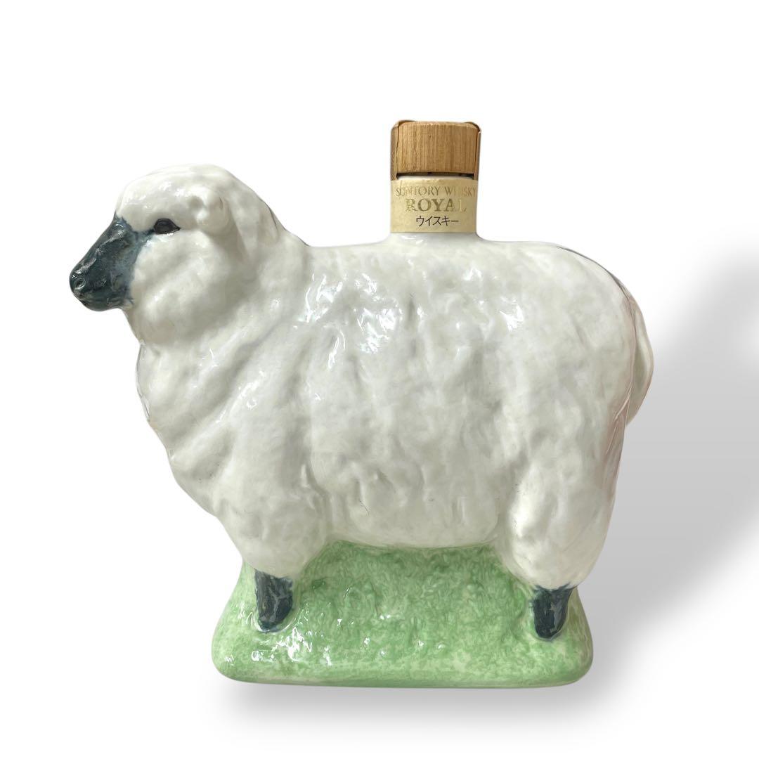 【未開栓】SUNTORY /1991 未（ひつじ）/干支ボトル/陶器